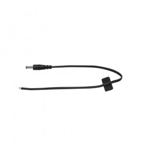 dc3.5*1.35mm male to open end with SR black cable Length 25 cm
